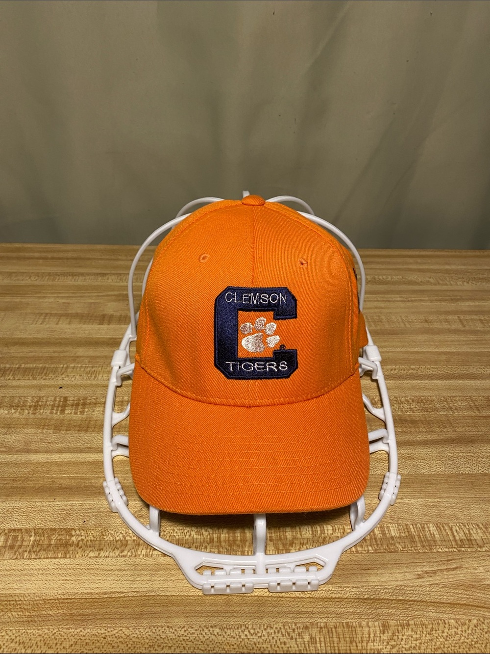 Clemson Tigers Flex Fit Orange Baseball cap size S-M
